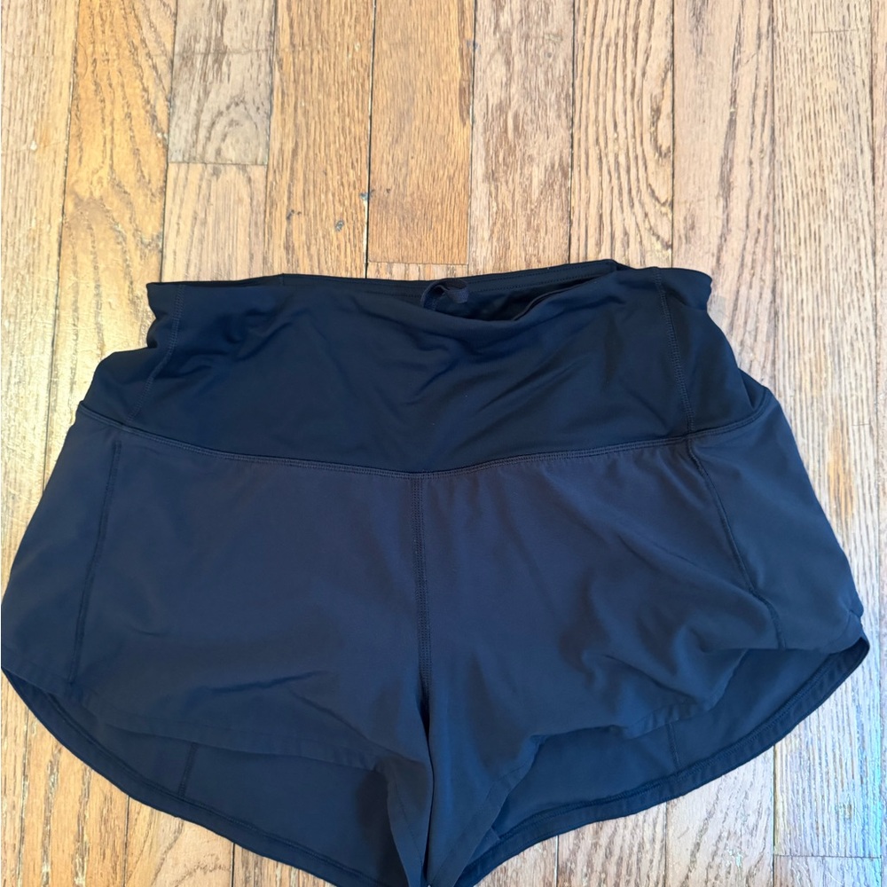 Women's Black Lulu lemon Athletic Shorts